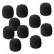 thumbnail image 1 of Paquete parabrisas para micrófono de condensador portátil, cubierta de espuma para micrófono, color negro kusrkot Cubierta negra para micrófono, 1 of 8