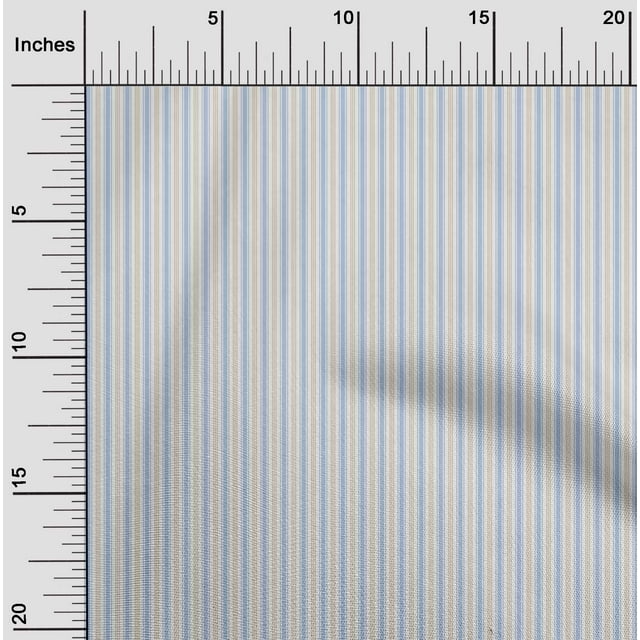 oneOone Viscose Chiffon Fabric Multicolor Stripe Printed Craft Fabric BTY 42 Inch Wide