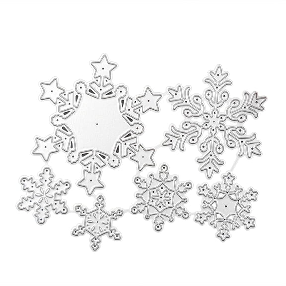 Tmboryuu Christmas Snowflake Metal Cutting Dies Stencil DIY Scrapbooking Album Stamp Pape