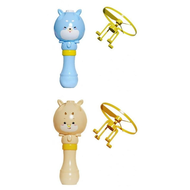 Milaget Souffleur de Bulles 2/3/4x pour Garçons Filles Bleu Jaune