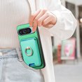thumbnail image 6 of Decase for Google Pixel 9 Pro XL 5G Case, 2 in 1 Detachable Slim Magnetic Back Thin Wallet Cover with Card Slot & Ring Stand,Green, 6 of 10