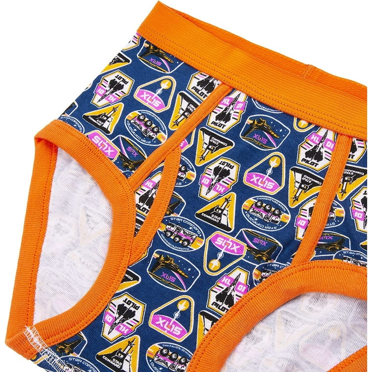Disney Boys' Buzz Light Year Underwear Multipack, Buzz5pkBrief, 8