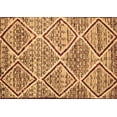 thumbnail image 1 of Ahgly Company Indoor Rectangle Abstract Brown Contemporary Area Rugs, 3' x 5', 1 of 4