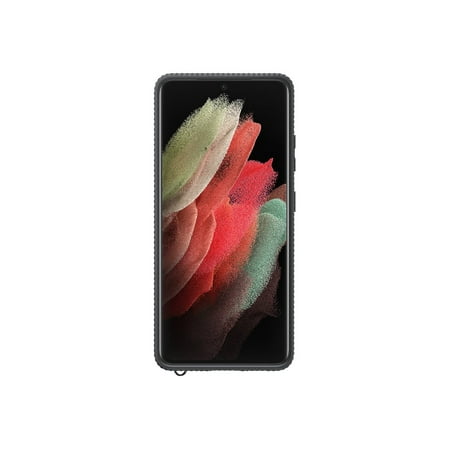 Samsung Clear Protective Cover EF-GG998 - Back cover for cell phone - black - for Galaxy S21 Ultra 5G