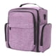 thumbnail image 2 of Estuche de viaje organizador de esmaltes de uñas con bolsa extraíble de 3 niveles para guardar esmaltes de gel Violeta, 2 of 9