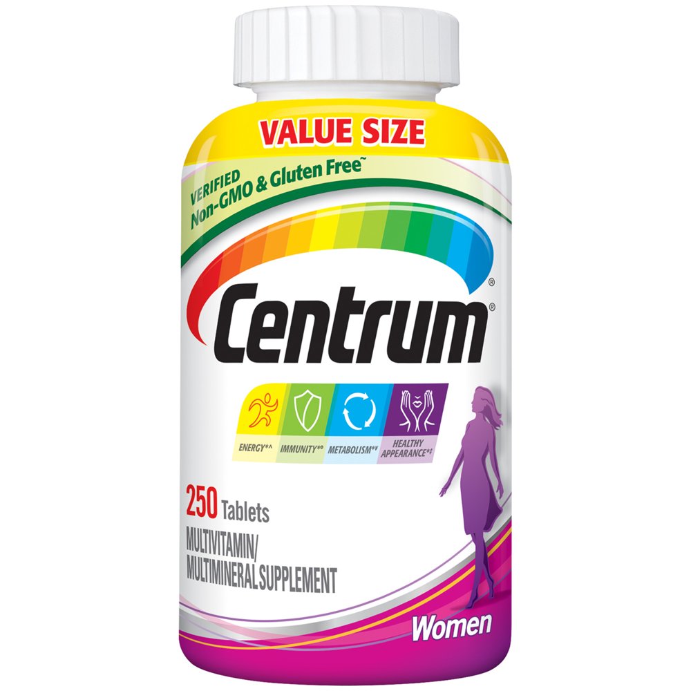 Centrum Women's Multivitamin and Multimineral With Iron Supplement