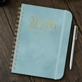 thumbnail image 5 of YZHMYR A5 Coil Schedule Book Leather Strap Plan Notebook Self-discipline Card Customizable Printing Portable Organizer for Student Professional Office School Daily Planning Goal Tracking Productivity, 5 of 5