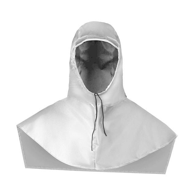 KLKCMS Châle Imperméable Léger pour Adultes Unisexe Équipement de Protection de Travail Casquette Grise