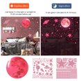 thumbnail image 1 of Tmvgtek Calcomanías De Pared Que Brillan En La Oscuridad-3D Moon Boat Pegatinas De Arte Extraíbles (Rosa) Tmvgtek Para estrenar, 1 of 9