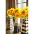 thumbnail image 3 of Millet, Karyn 11x14 Black Modern Framed Museum Art Print Titled - Sunflower Bouquets, 3 of 5