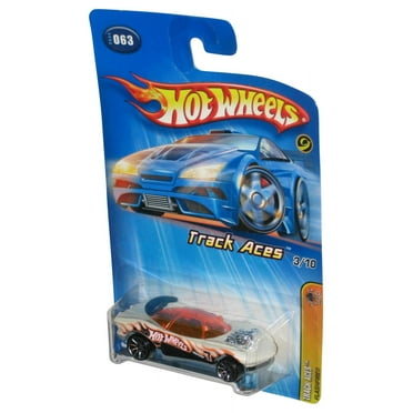 Hot Wheels Track Aces 3/10 (2005) Flashfire White Toy Car #063