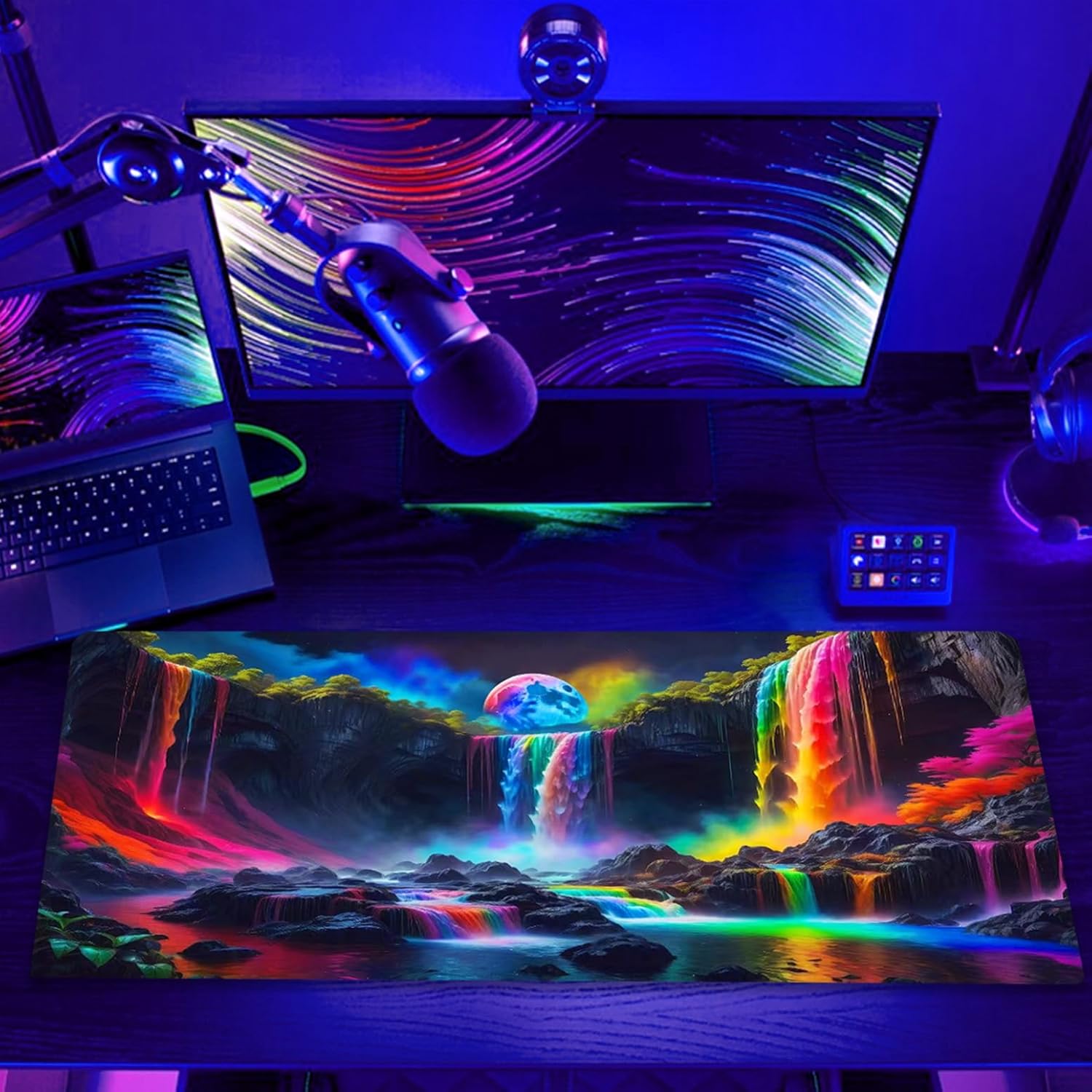 Simpkeely Large Glow-in-the-Dark Gaming Mouse Pad photo 5
