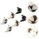 thumbnail image 2 of 3 pares de protectores de punta de metal para tacones altos, protectores decorativos para protegerlos., 2 of 7