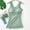 Green, variant on Thermal Tank Top Women Plus Size Loose Fleece Lined Undershirt V Neck Lace Camisole Tops Warm Base Layer Underwear Cami Vest Black Free Size