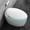 White & Gold Trim 611, variant on ICEEIF Smart Toilet with Bidet Built-In, Tankless One-Piece Elongated Toilet, UV-C Self-Cleaning, Auto Open & Close Lid, Foot Sensor Flush, Heated Seat, Warm Air Dryer, White Egg Shape