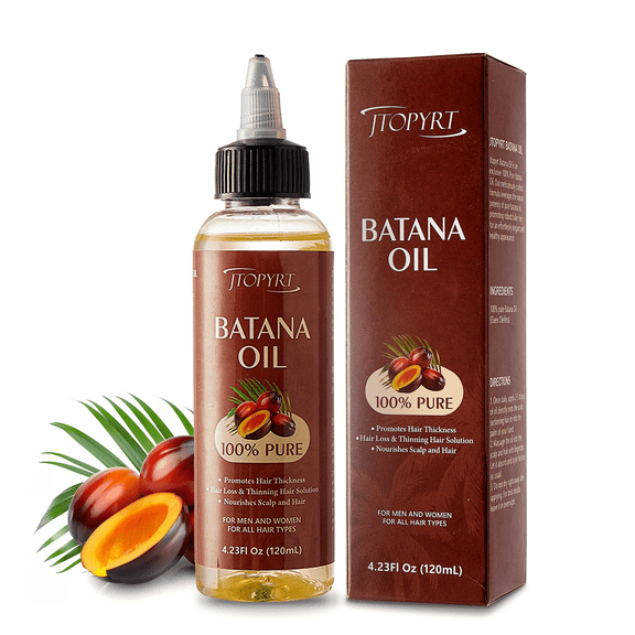 Batana Oil For Hair Strength & Shine, Cold-Pressed Blend With Rosemary & Pumpkin Seed Oils, Gentle Scalp Care