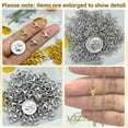 thumbnail image 3 of Monebena 700Pcs Lobster Claw Clasps and Open Jump Rings Set,18K Gold and Silver Necklace Clasp Bracelet Clasps and Closures Lobster Clasps Parrot Trigger Clasps for Jewelry Making, 3 of 9