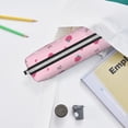 thumbnail image 6 of Fotbe Strawberries Pattern Leather Pencil Case, Pencil Pouch with Durable Zipper, Compact and Stylish Organizer for Stationery, Art Supplies, Travel Essentials, 6 of 7