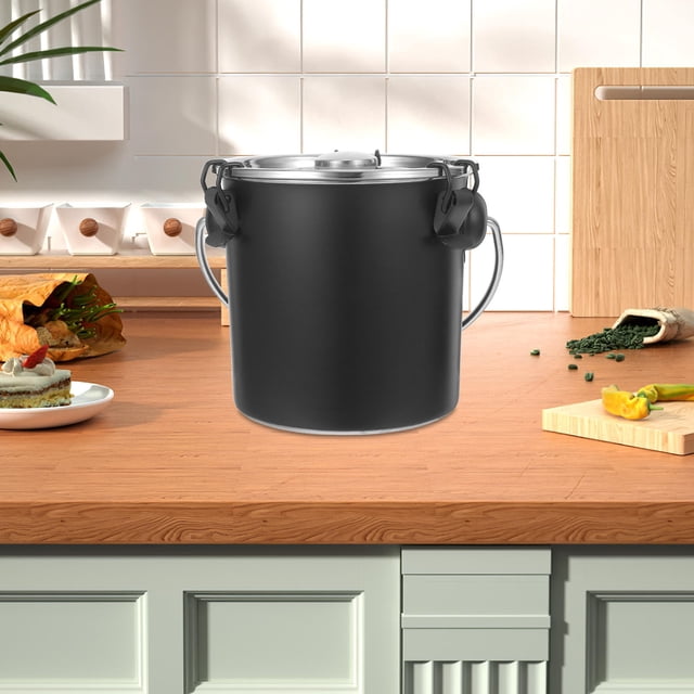 EXHUMKY Hermético Para Y Almacenamiento En Inoxidable Color Negro Para En Parrillas
