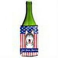 thumbnail image 2 of Caroline's Treasures BB2148LITERK Alaskan Malamute Wine Bottle beverage Insulator Hugger , Wine Bottle, multicolor, 2 of 2