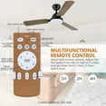 thumbnail image 6 of Clearance! Simple Deluxe 44-inch Ceiling Fan with LED Light and Remote Control, 6-Speed Modes, 2 Rotating Modes , Timer, 6 of 9