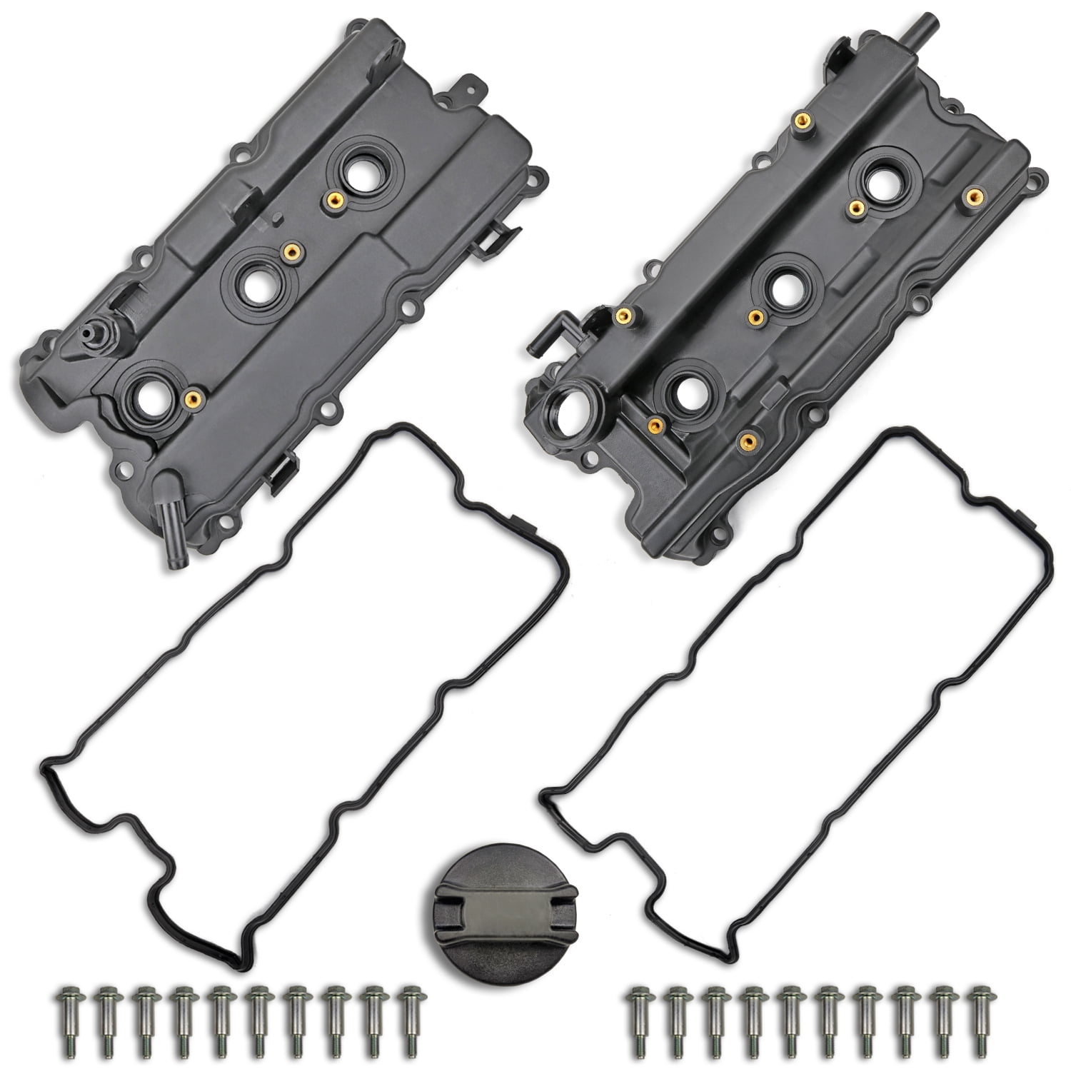 A-Premium Rear Right Engine Valve Cover with Gasket Compatible with Nissan Altima 2002-2006 Maxima 2002-2008 Quest 2004-2009 Murano 2003-2007 V6 3.5L 