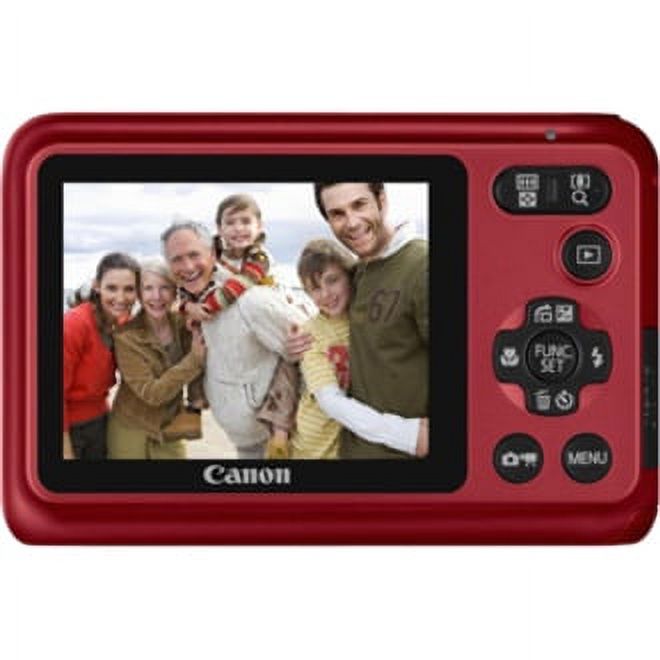 Canon PowerShot A800 10 Megapixel Compact Camera, Red - image 2 of 4