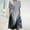 1# Dark Gray Womens Summer Dress, variant on USSUMA Floral Print Women's Dresses Midi Sundresses for Women Casual Summer Short Sleeve Boho Pleated Knee Length Swing Aline Sun Dress Beach Vacation Crewneck Graduation Dress