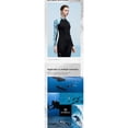 thumbnail image 5 of Avrnliq Womens Full Body Wetsuit Long Sleeve Front Zip Thermal Diving Suit UV Protection One Piece Swimwear for Swimming Snorkeling Surfing Black,Size M, 5 of 7