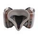 thumbnail image 3 of Cubierta facial reutilizable de media cara Cubierta de media cara con filtros para gafas de seguridad Filtros adicionales para pintura Química, 3 of 15