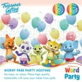 thumbnail image 3 of Word Party Tablecloth 3 Pack - Word Party Birthday Supplies, 3 of 6
