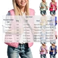 thumbnail image 6 of Bixock Toddler Girls Puffer Vests Girls Zip Up Jackets Kids Fleece Vests Waistcoat Outerwear Sleeveless Crew Neck Padded Thermal Daily Jacket for Kids 2-14Years, 6 of 7