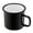 Black, variant on UDIYO 350ml Ename Coffee Mug, 12 oz Tea Enamel Mug Camp Drinking Cups, White/Blue/Green/Black/Red/Yellow Vintage for Indoors and Outdoors, Non Toxic & Portable, Attractive Color & Classic Design