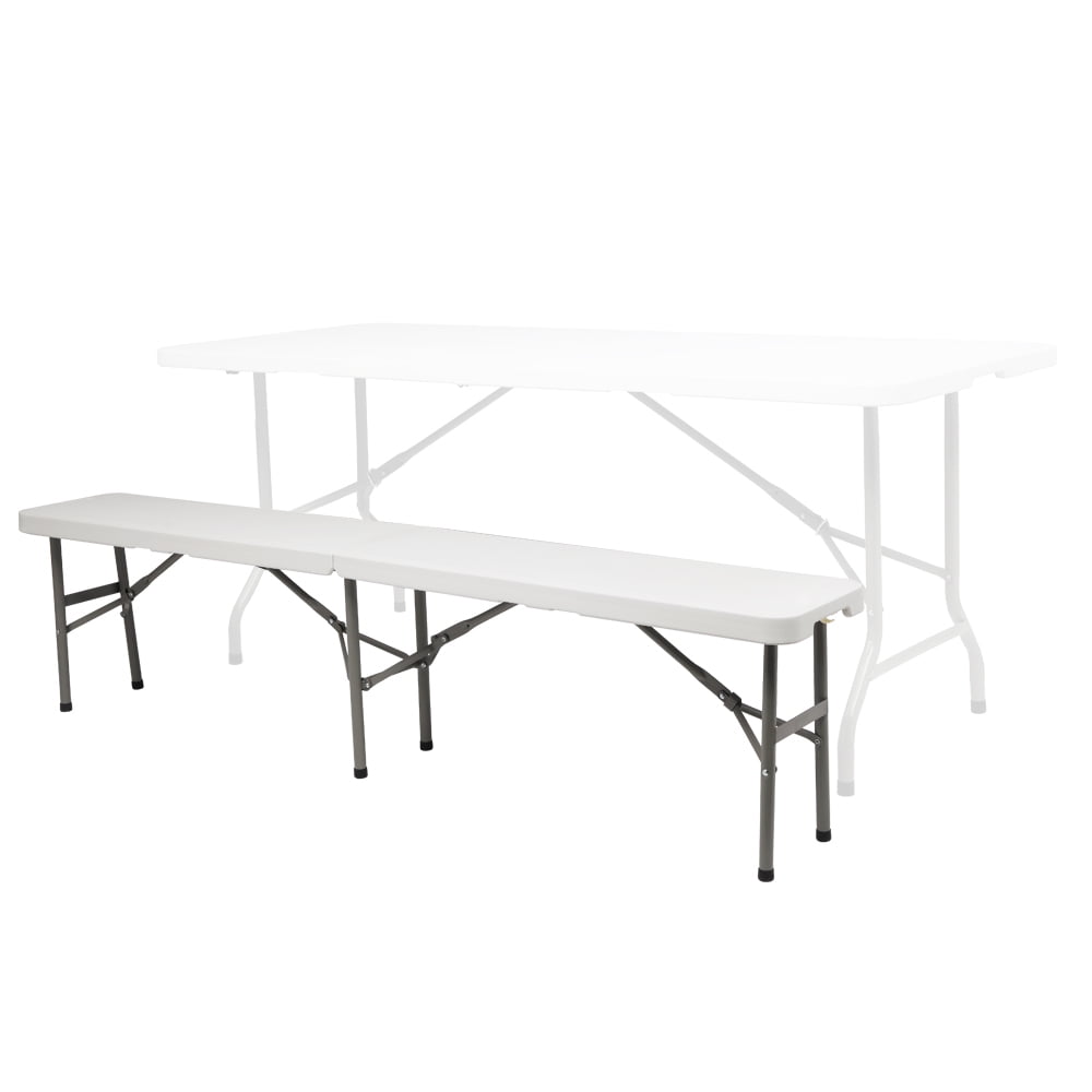 Lowestbest 6FT Outdoor Foldable Bench, Light-weight Portable Bench for Courtyard Lowestbest 6FT Outdoor Foldable Bench, Light-weight Portable Bench for Courtyard