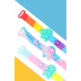 thumbnail image 2 of 2 Pcs Decompression Relief Fidget Toys Reliever Dimple Relax Bracelet, Blue And White, 2 of 6