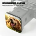 thumbnail image 3 of Hitch Cover Fits For 2-Inch Hitch,Golden Retriever Dog Laying On The Grassrubber Trailer Hitch Cover Tube Plug Insert,Car Exterior Accessories, Receiver Tube Hitch Plug, 3 of 6