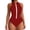 Red, variant on Womens Bikinis Set Beach Sports Split Bikini Swimsuit Removable Chest Pad Hot Summer Beach Swimwear