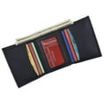 thumbnail image 3 of Mens Lambskin Leather Trifold Multi Card Holder Outside ID Window Wallet 1355, 3 of 13