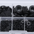 thumbnail image 2 of 50Pcs Nylon Rubber Flat Ring Washer Seal Hose Gaskets Metric Bolt Srew Kit M2-M10 Flat Spacer Washer Seals Gasket O Ring, 2 of 6