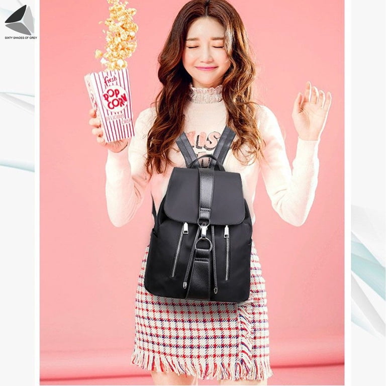 PULLIMORE Women PU Leather Backpack Purse Waterproof Anti  display picture 1