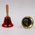 thumbnail image 2 of NSESSHome Christmas Style Metal Santa Claus Jingle Call Hand Bell School Handbell w/Handle Xmas Gifts, 2 of 4