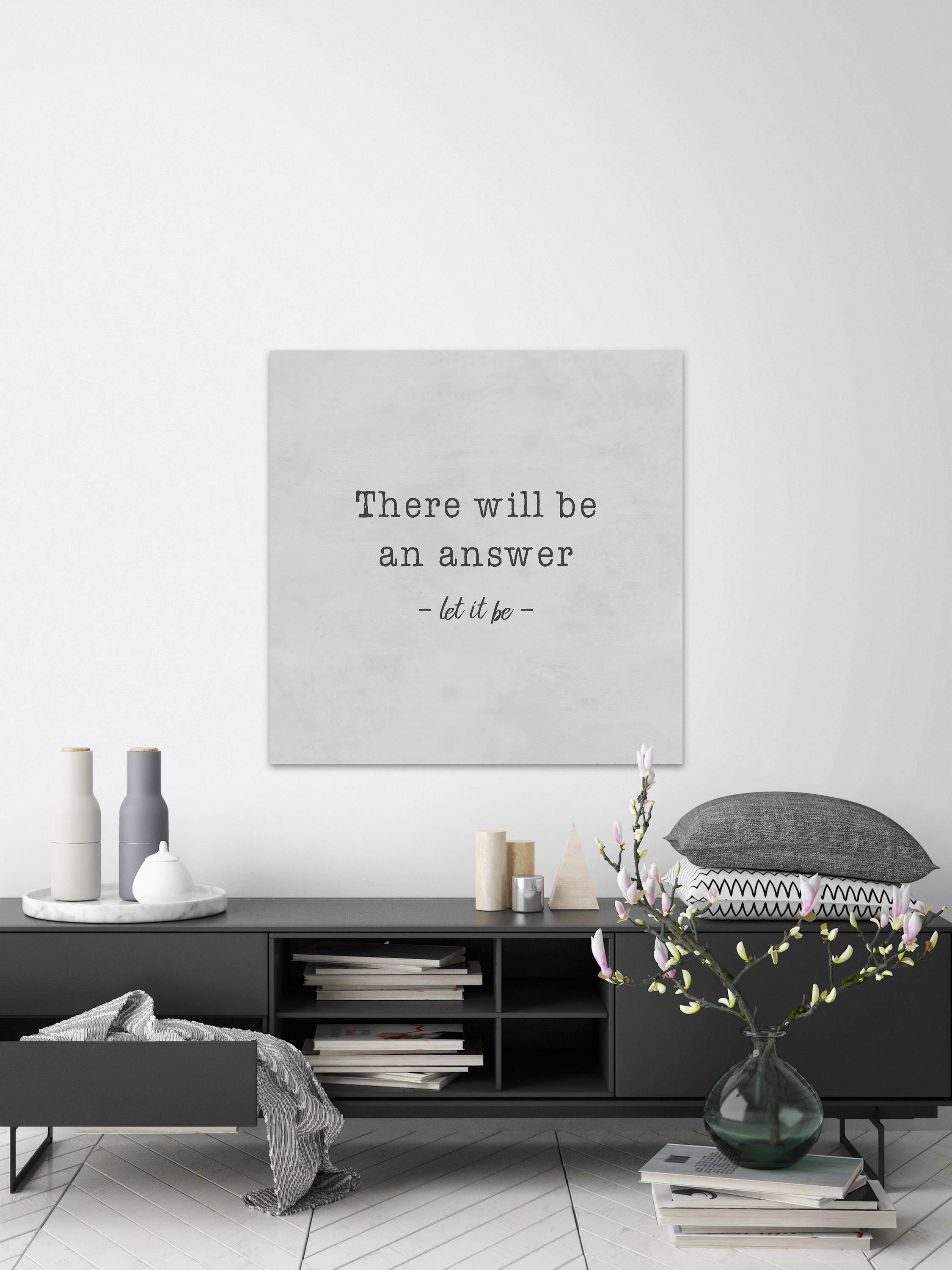 Let It Be III Painting Print on Wrapped Canvas