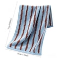 thumbnail image 2 of Huzdenx Striped Cotton Hand Towel, Soft Highly Absorbent Durable Reusable Towel, Daily Household Towel for Bathroom & Kitchen, Multiple Colors Available, 2 of 4