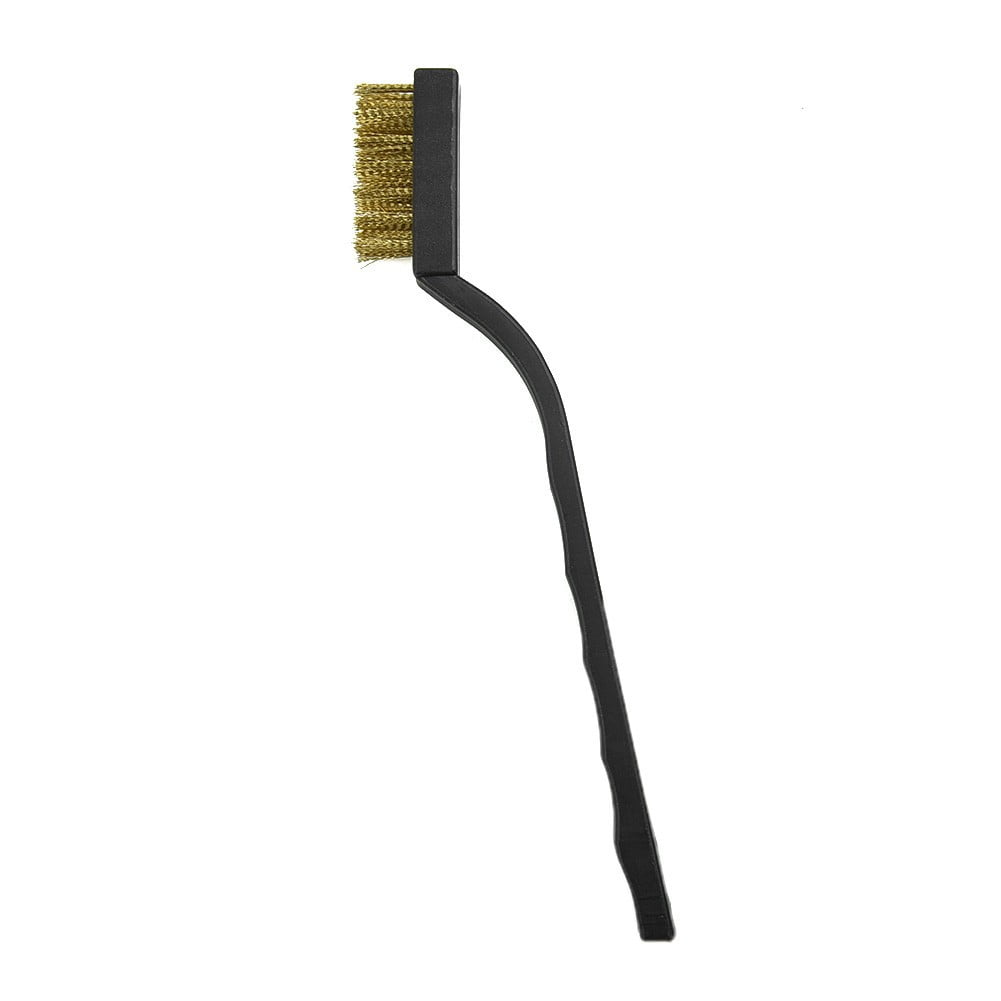 12 Pcs Wire Brush Mini Micro Small Steel Brass DIY Paint Rust Remover Removal UK 12 Pcs Wire Brush Mini Micro Small Steel Brass DIY Paint Rust Remover Removal UK