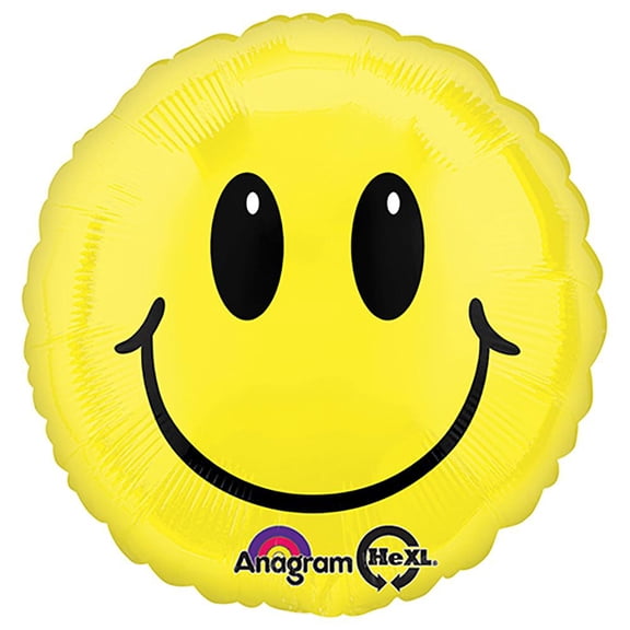LOONBALLOON Smile Balloons, 18″ SMILE