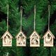 thumbnail image 4 of Luces navideñas Cabaña de troncos 4 piezas Adornos navideños Decoración Luces LED DIY Cabaña de madera Árbol de Navidad Ventana Adornos para habitación de niños, 4 of 5