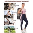 thumbnail image 4 of Women Workout Leggings 2 Side Pockets 7/8 Length Yoga Pants Swim Tights, L, 4 of 9