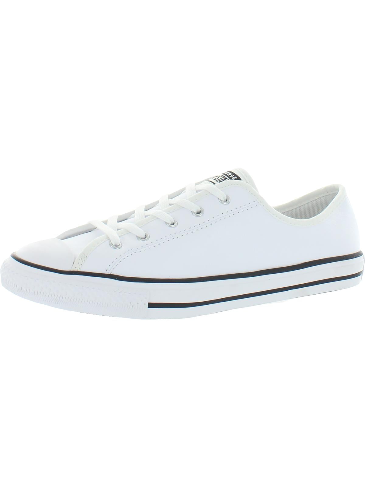 Draaien Mexico ontspannen Converse Womens CTAS Dainty GS Ox Leather Casual Sneakers White 6.5 Medium  (B,M) - Walmart.com