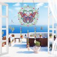 thumbnail image 2 of DIY mosaico cristal prisma viento carillón diamante pintura Kit ventana lágrima colgante Hugtrwg Para estrenar, 2 of 6