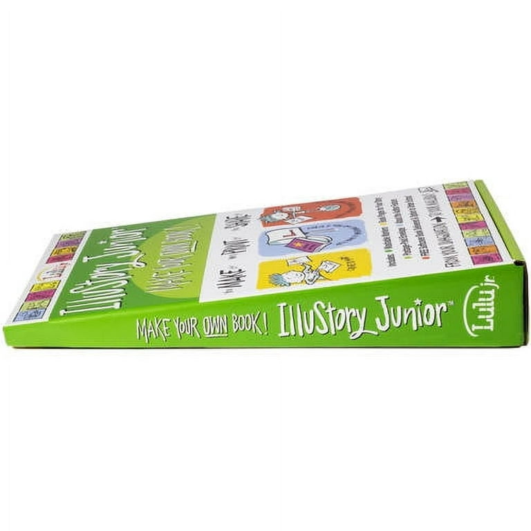 Illustory Kit, book, envelope, So, what's inside a Lulu Junior IlluStory  book-making kit? 👀 Let's take a peek! ⤵️ Each kit contains everything kids  need to create one book, including…
